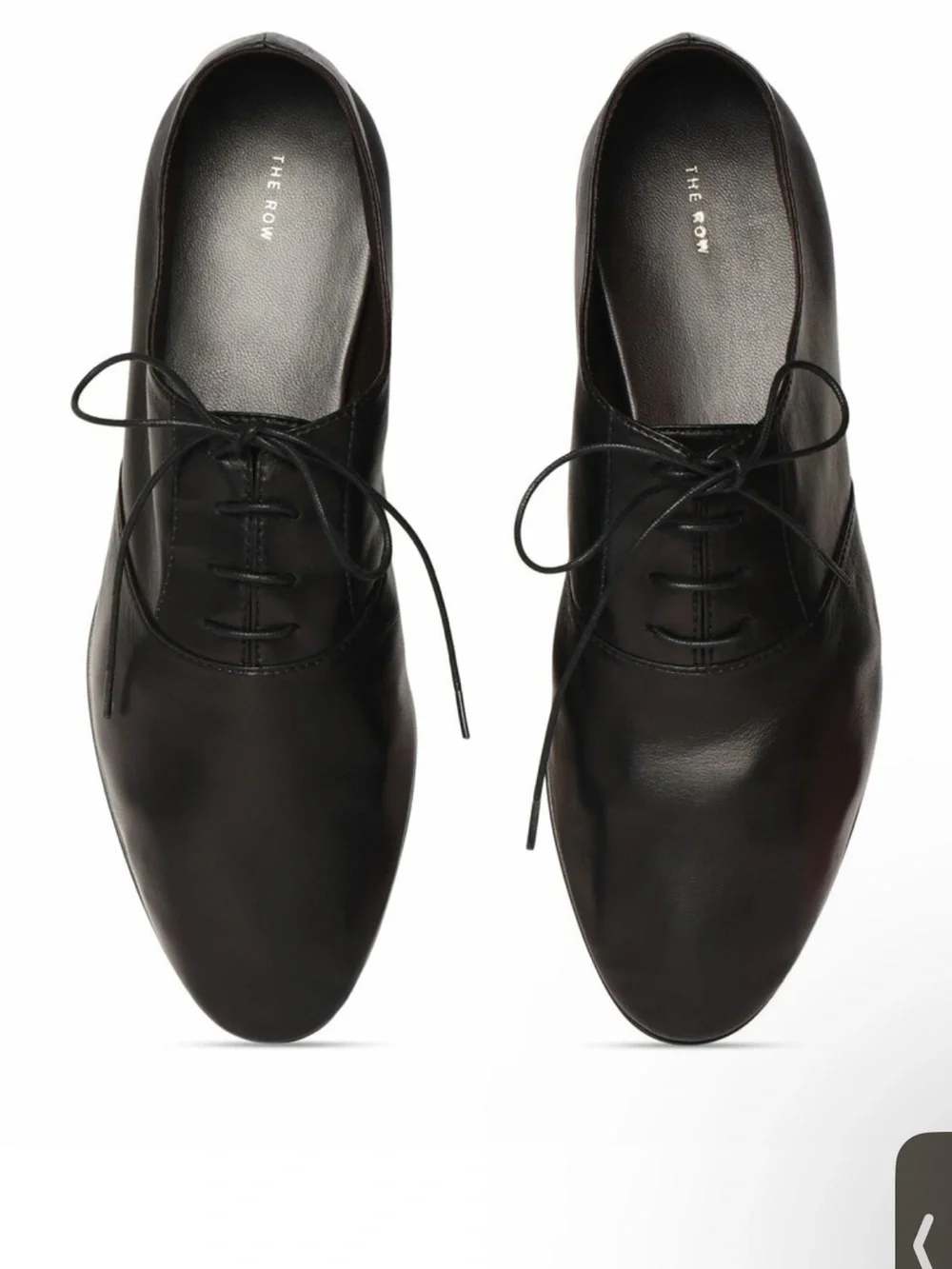 The Row Black Awar Oxford Shoes 38,5